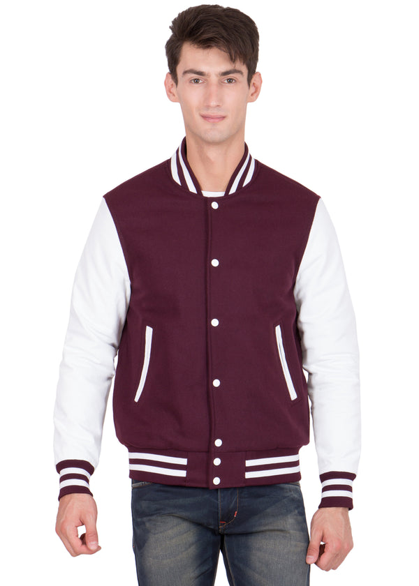 Plain Letterman Jacket – CaliberApparels