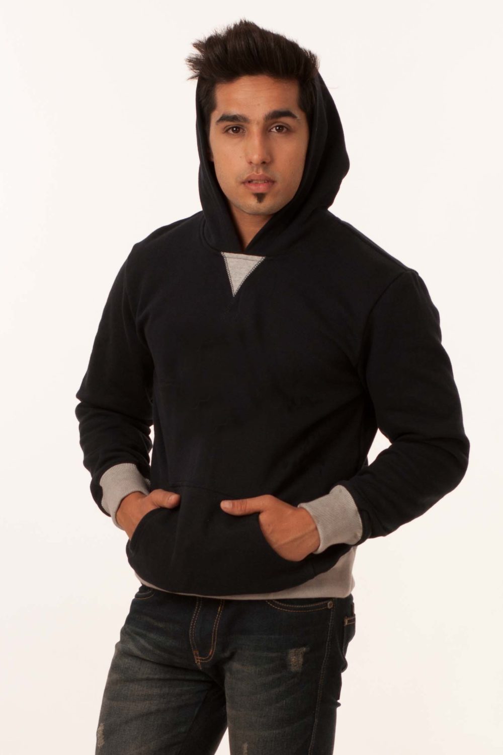 BLACK FLEECE VARSITY JACKET-MEN