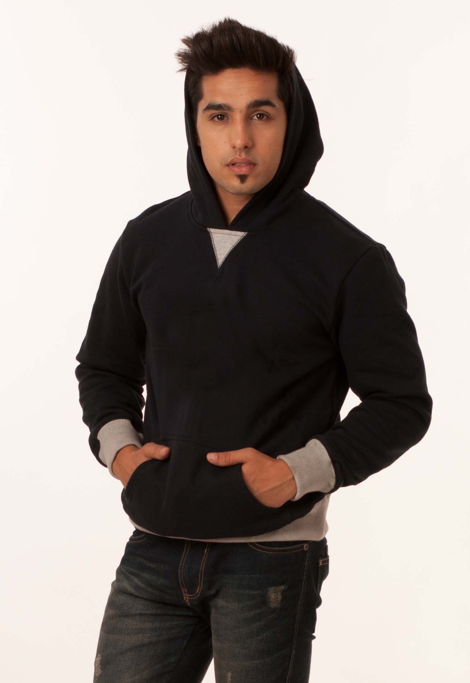 BLACK FLEECE VARSITY JACKET-MEN