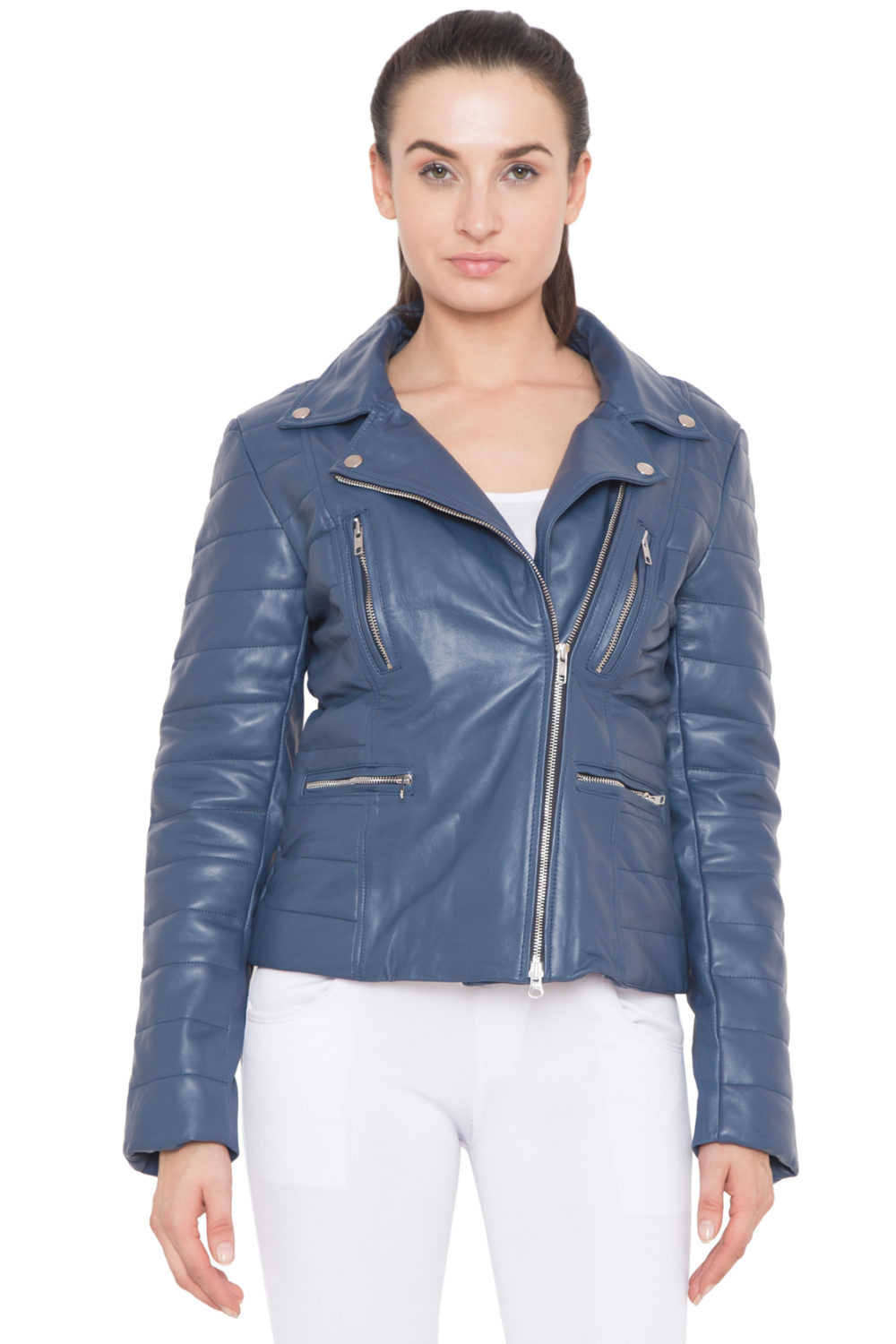 ROYAL BIKER LEATHER JACKET - WOMEN