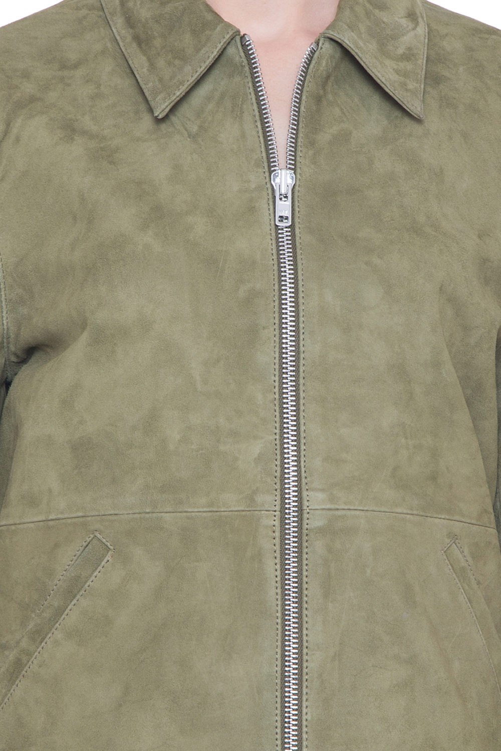 PARCHMENT LEATHER SLEEVES & PURPLE WOOL BODY VARSITY JACKET - MEN