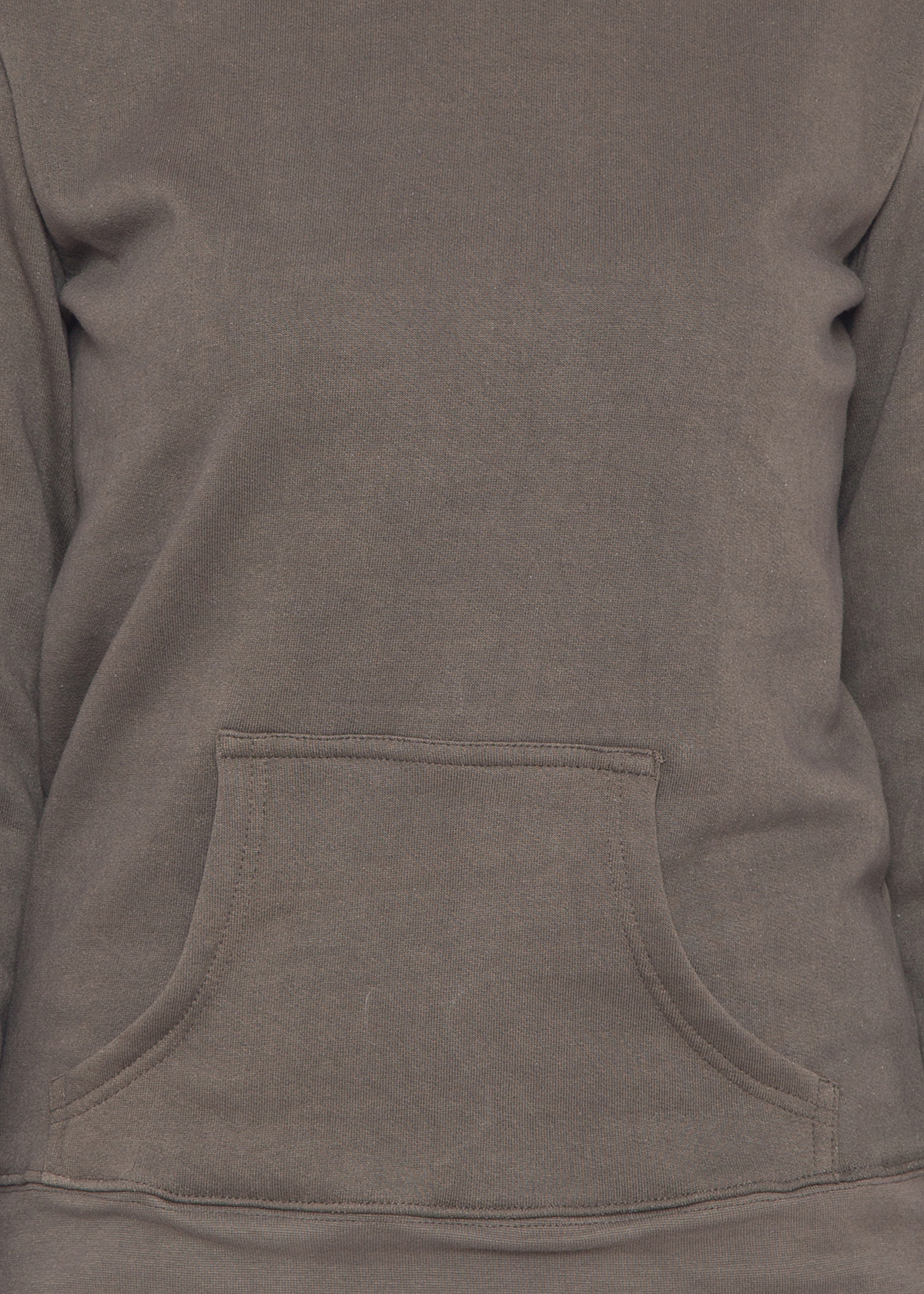 DARK GREY FLEECE HOOD - WOMEN - Image 8